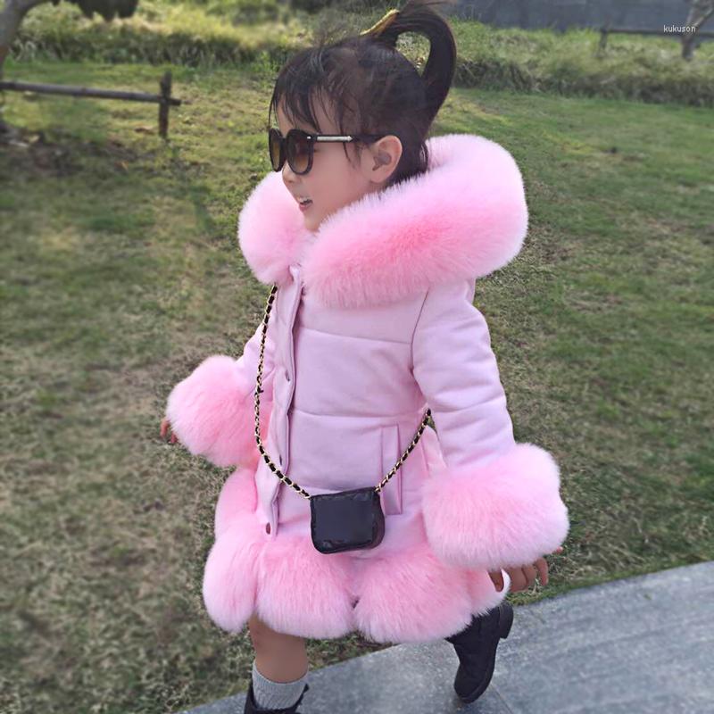 Jackets 2022 Winter Kids Girls PU Leather Patchwork Faux Fur Collar Down Jacket Coat Children Thick Warm Hooded Parkas Outerwear W31, Black
Jackets 2022 Winter Kids Girls PU Leather Patchwork Faux Fur Collar Down Jacket Coat Children Thick Warm Hooded Parkas Outerwear W31, Black