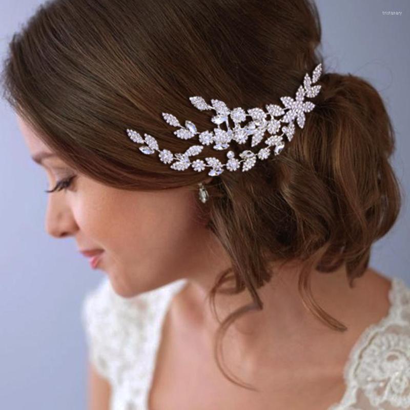 Hair Clips Stonefans Luxury Leaf Rhinestone Combs Accessories For Women Fashion Flower Bridal Piece Wedding Headpiece Tiara
Hair Clips Stonefans Luxury Leaf Rhinestone Combs Accessories For Women Fashion Flower Bridal Piece Wedding Headpiece Tiara