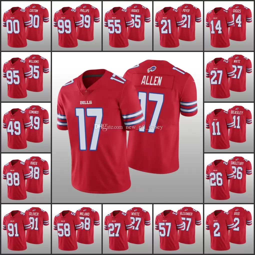 Jersey Buffalo''Bills''Men #49 Tremaine Edmunds 26 Devin Singletary 14 Stefon Diggs 17 Josh Allen''NFL''Women Youth Red Vapor Limited Custom, 114
Jersey Buffalo''Bills''Men #49 Tremaine Edmunds 26 Devin Singletary 14 Stefon Diggs 17 Josh Allen''NFL''Women Youth Red Vapor Limited Custom, 114