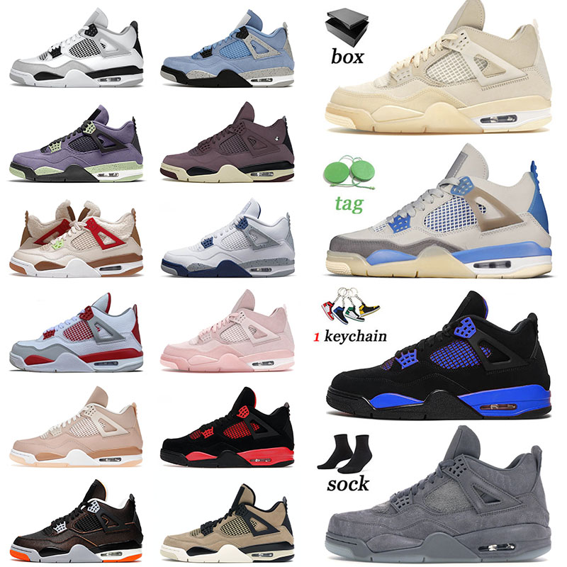 Authentic OG Jumpman Basketball Shoes 4s IV Kaws Grey Sail Blue Thunder Violet Ore Bred J4 Jorden4s Offs White Jorda 4 Sneakers Athletic N18N, B33 violet ore 36-47
Authentic OG Jumpman Basketball Shoes 4s IV Kaws Grey Sail Blue Thunder Violet Ore Bred J4 Jorden4s Offs White Jorda 4 Sneakers Athletic N18N, B33 violet ore 36-47