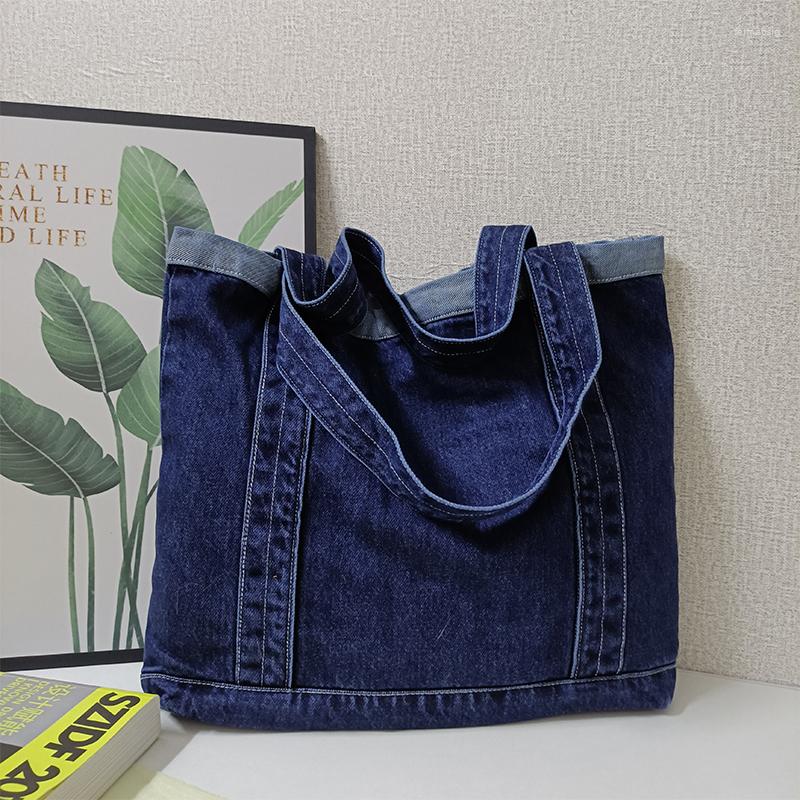 Evening Bags Vintage Designer Denim Shoulder Bag Large Women's Jeans Shopping Female For Women 2022 Eco Handbag Tote Reusable Shopper, Blue
Evening Bags Vintage Designer Denim Shoulder Bag Large Women's Jeans Shopping Female For Women 2022 Eco Handbag Tote Reusable Shopper, Blue