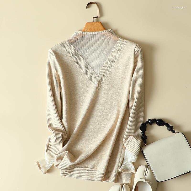 Women' Sweaters Lace PatchWork Knitted Women Sweater And Pullovers Solid Female Pulls Outwear Top Quality, See chart
Women' Sweaters Lace PatchWork Knitted Women Sweater And Pullovers Solid Female Pulls Outwear Top Quality, See chart