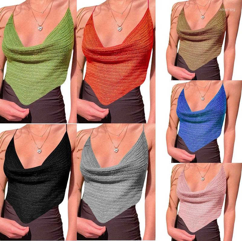 Women's Tanks Women's Halter Crop Cami Tops Sleeveless Solid Color Cowl Neck Self-Tie Backless Crochet Camisole Summer Clothes, Black
Women's Tanks Women's Halter Crop Cami Tops Sleeveless Solid Color Cowl Neck Self-Tie Backless Crochet Camisole Summer Clothes, Black