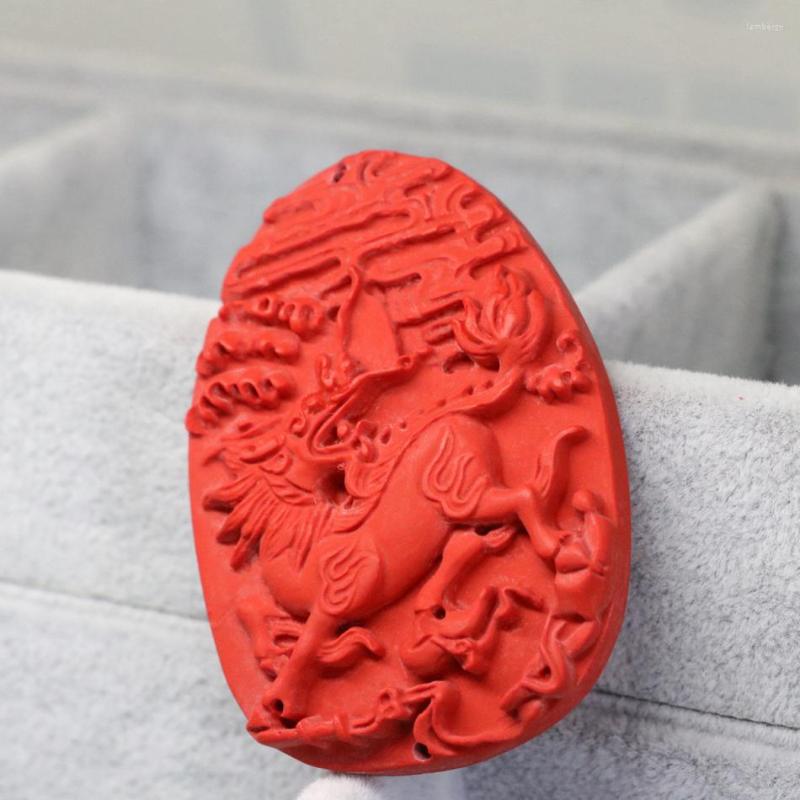 Pendant Necklaces Top Quality Taiwan Synthetic Red Cinnabar Oval Carving Dragon Fit Diy Long Chain Necklace Jewelry B1545
Pendant Necklaces Top Quality Taiwan Synthetic Red Cinnabar Oval Carving Dragon Fit Diy Long Chain Necklace Jewelry B1545