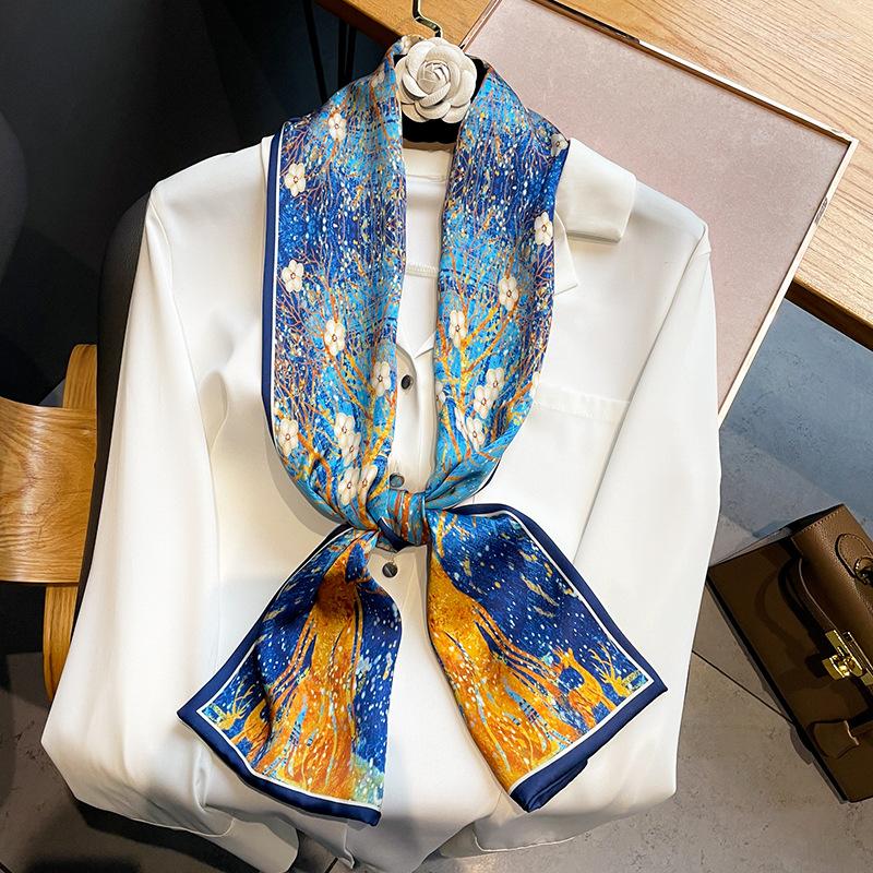 Scarves Luxury Skinny Scarf For Women Flora Print Neck Long Hair Bands Bag Wrap Foulard Headkerchief Bandana Shawl Headband SJ553
Scarves Luxury Skinny Scarf For Women Flora Print Neck Long Hair Bands Bag Wrap Foulard Headkerchief Bandana Shawl Headband SJ553