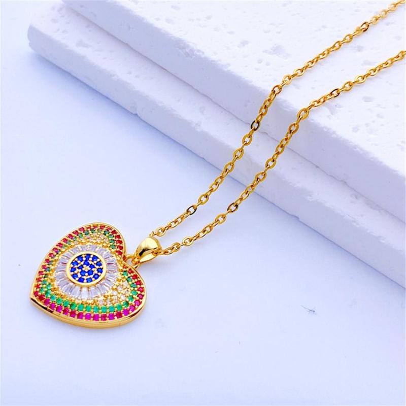 Choker Rainbow Heart Charm Necklaces For Women Luxury Cyrstal Long Stainless Steel Red Love Pendant Collares Fashion Gifts
Choker Rainbow Heart Charm Necklaces For Women Luxury Cyrstal Long Stainless Steel Red Love Pendant Collares Fashion Gifts