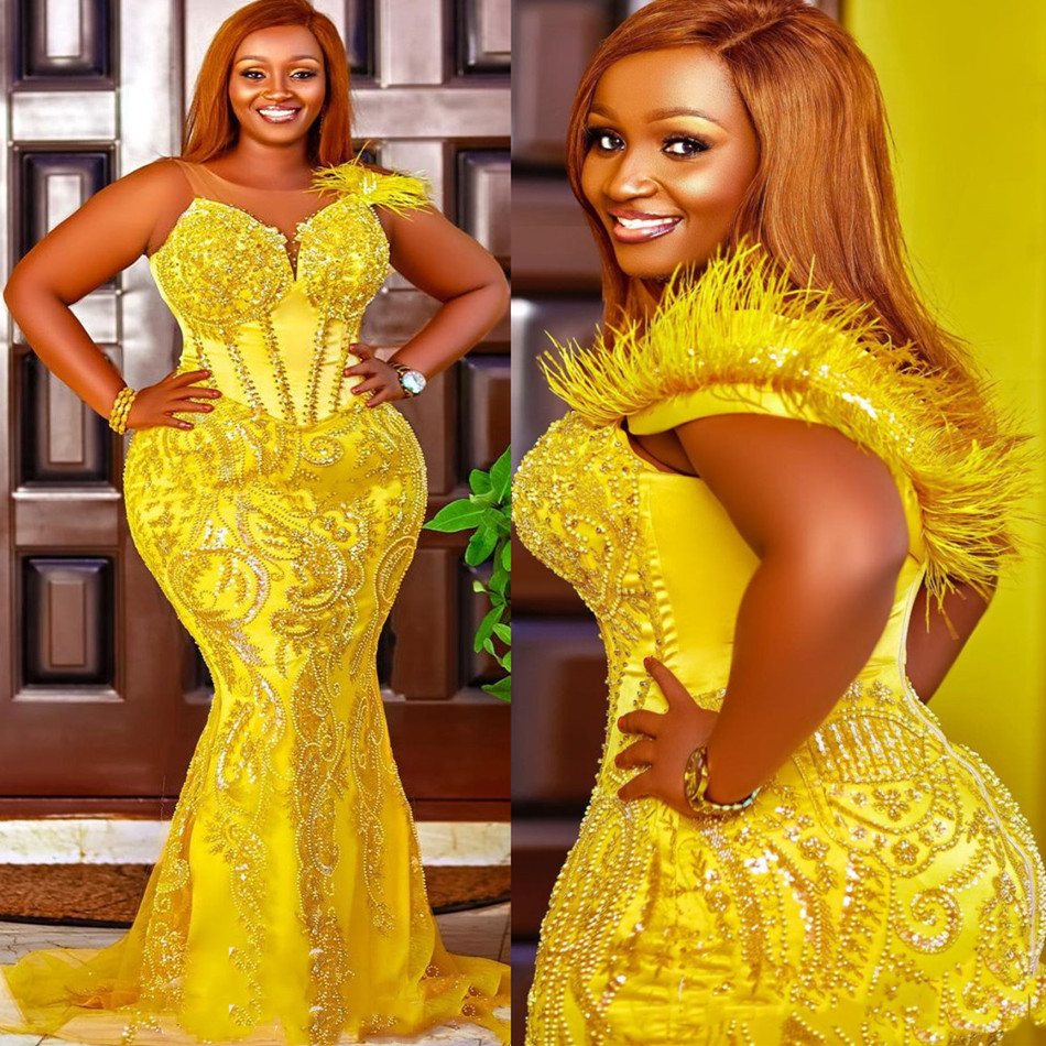 2022 Arabic Aso Ebi Yellow Mermaid Prom Dresses Sequined Lace Evening Formal Party Second Reception Birthday Engagement Gowns Dress ZJ670, Orange
2022 Arabic Aso Ebi Yellow Mermaid Prom Dresses Sequined Lace Evening Formal Party Second Reception Birthday Engagement Gowns Dress ZJ670, Orange