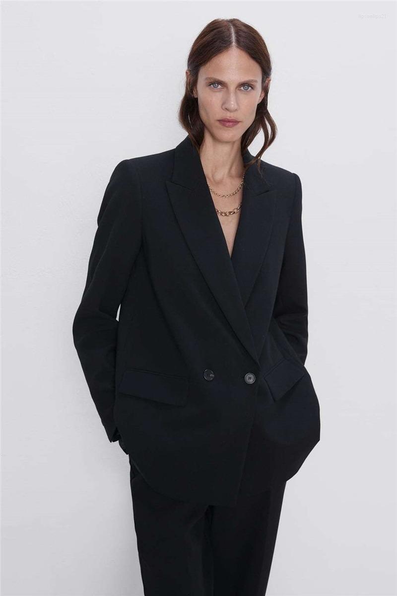 Women' Suits Mature Women Office Blazer Suit Solid Colors Double Breasted Fashion Casual Blazers 2022autumn Winter Coats All Match, Black
Women' Suits Mature Women Office Blazer Suit Solid Colors Double Breasted Fashion Casual Blazers 2022autumn Winter Coats All Match, Black
