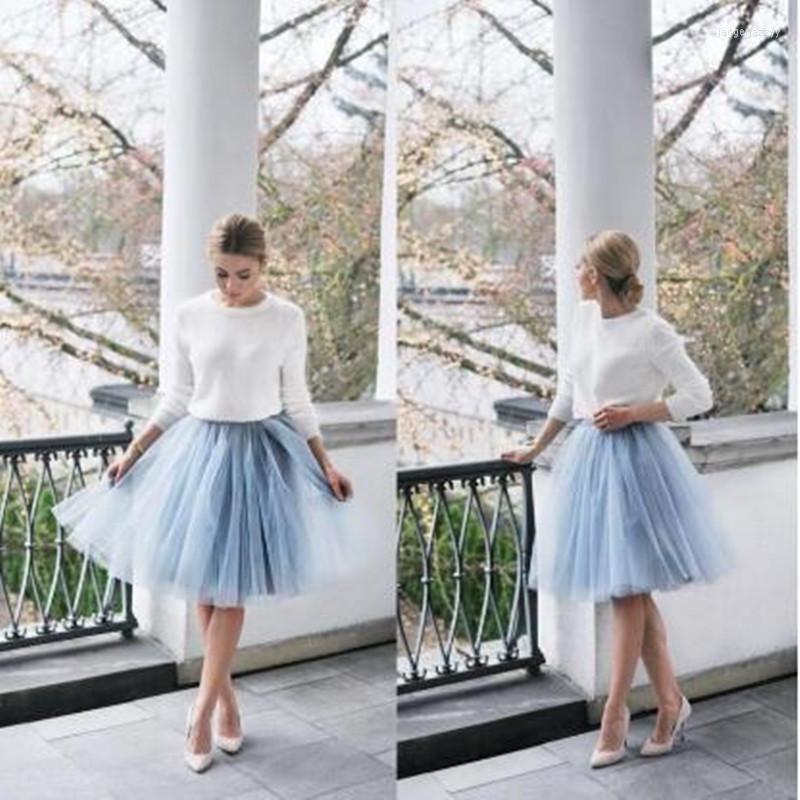 Skirts Light Blue Pleated Tulle Women Knee Length A Line Tutu Formal For Wedding Short Custom Made All Size Saia, Red
Skirts Light Blue Pleated Tulle Women Knee Length A Line Tutu Formal For Wedding Short Custom Made All Size Saia, Red
