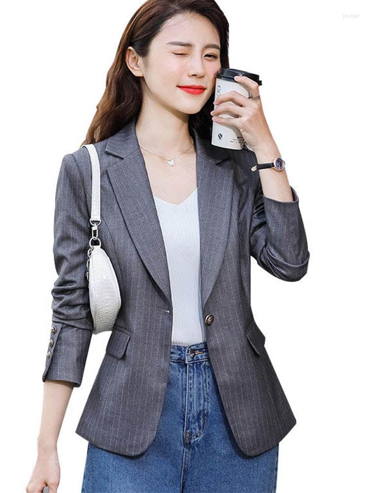 Women' Suits Soft And Comfortable High-quality Strip Jacket With Pocket Office Lady Casual Style Blazer Women Wear Single Button Coat, Blue
Women' Suits Soft And Comfortable High-quality Strip Jacket With Pocket Office Lady Casual Style Blazer Women Wear Single Button Coat, Blue