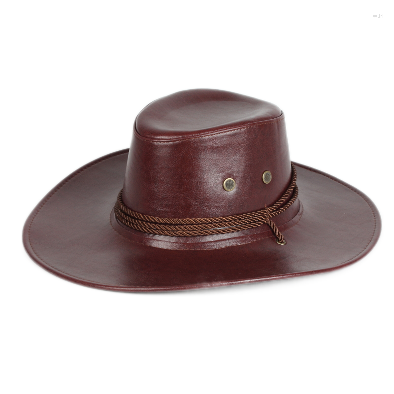 Berets Wholesale Men And Women Autumn Winter PU Panama Jazz Felt Hat Western Cowboy Fedora Hats
Berets Wholesale Men And Women Autumn Winter PU Panama Jazz Felt Hat Western Cowboy Fedora Hats