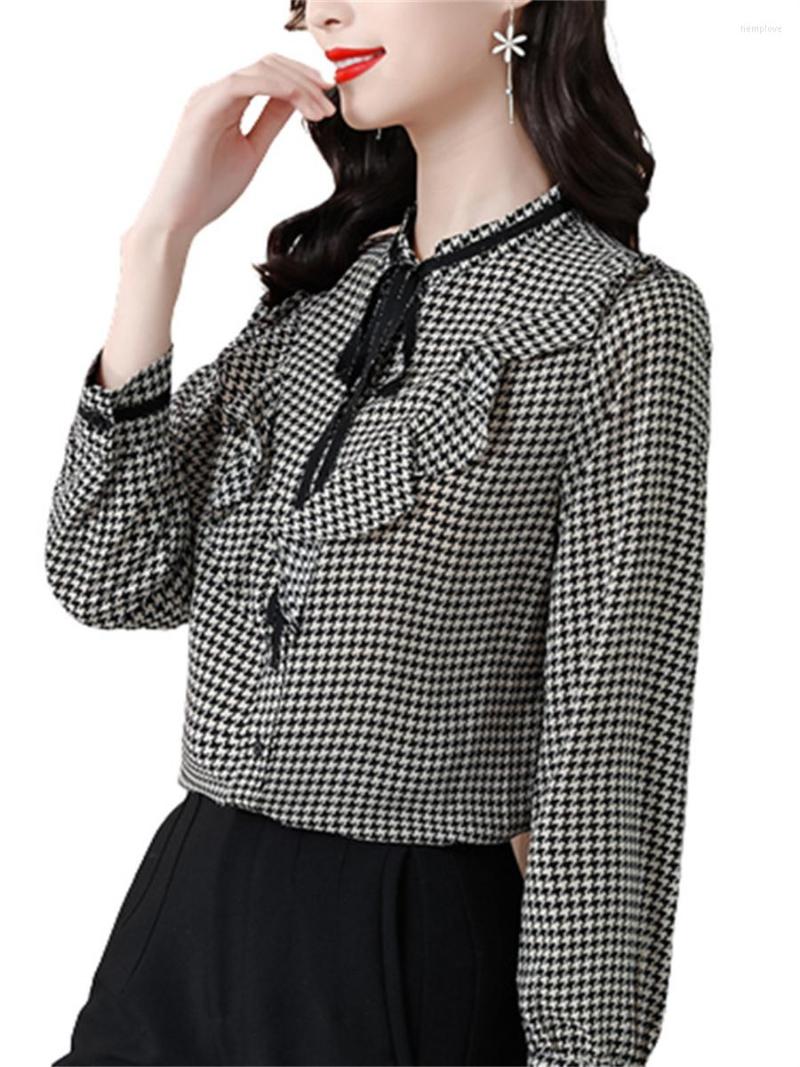 Women's Blouses Women Spring Summer Shirts Lady Fashion Casual Long Sleeve Bow Tie Collar Ruffles Blusas Tops CT0232, Black
Women's Blouses Women Spring Summer Shirts Lady Fashion Casual Long Sleeve Bow Tie Collar Ruffles Blusas Tops CT0232, Black