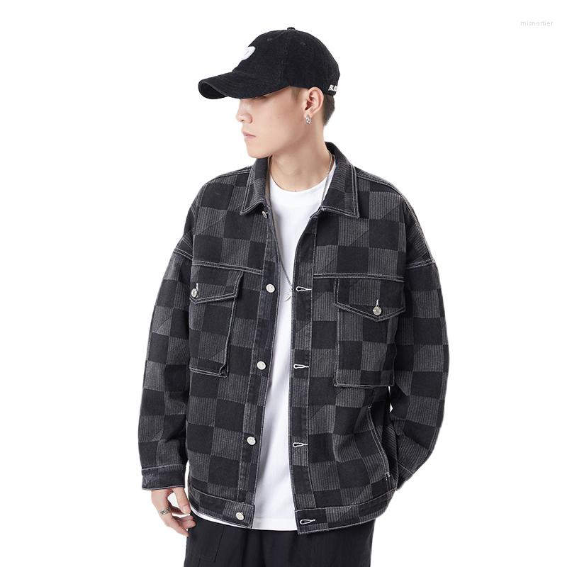 Men' Jackets Men Korean Harajuku Denim Jacket 2022 Arrival Autumn Fashion Casual Loose High Street Jean Outerwear & Coats, Black gray
Men' Jackets Men Korean Harajuku Denim Jacket 2022 Arrival Autumn Fashion Casual Loose High Street Jean Outerwear & Coats, Black gray