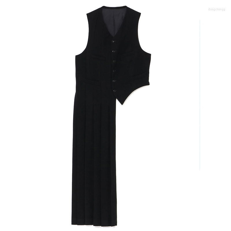 Men's Vests Korean Version Of The Four Seasons Youth Vest Large Size Pleated Asymmetric Long Men's Coat Casual Slim Top, Black
Men's Vests Korean Version Of The Four Seasons Youth Vest Large Size Pleated Asymmetric Long Men's Coat Casual Slim Top, Black