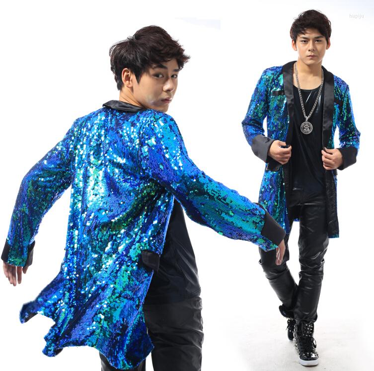 Men' Jackets Dj Nightclub Singer Men' Star Right Zhi-long Color Sequined Costumes Suit Jacket And Long Sections Coat Clothing, Picture shown
Men' Jackets Dj Nightclub Singer Men' Star Right Zhi-long Color Sequined Costumes Suit Jacket And Long Sections Coat Clothing, Picture shown