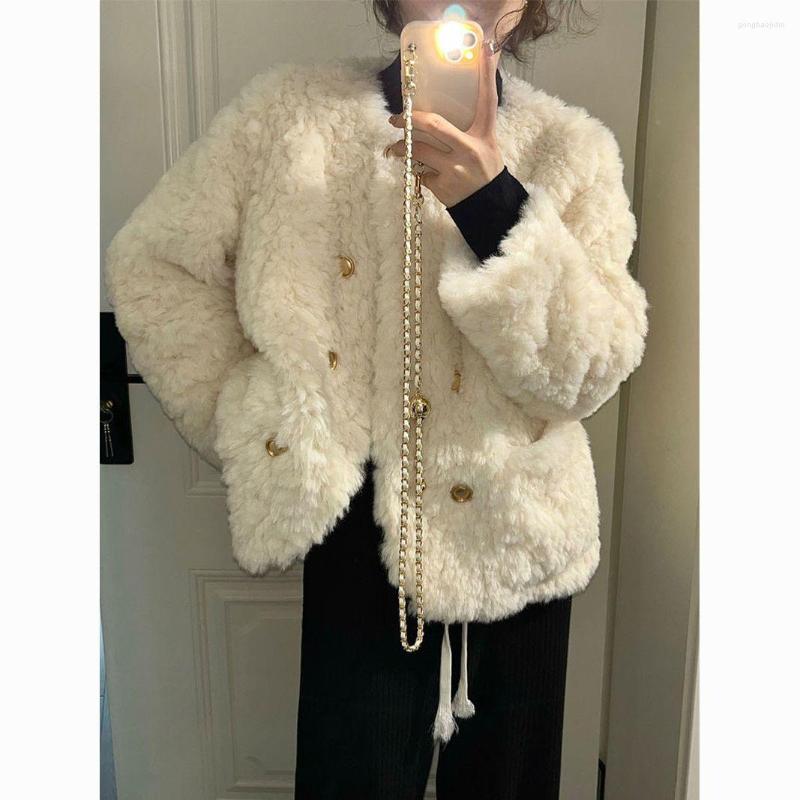 Women' Fur 2022 Lamb Faux Overcoat Winter Thicken Warm Coat Women Casual Fashion Fluffy Cozy Loose Outer Wear Soft Female D18, Rubai
Women' Fur 2022 Lamb Faux Overcoat Winter Thicken Warm Coat Women Casual Fashion Fluffy Cozy Loose Outer Wear Soft Female D18, Rubai