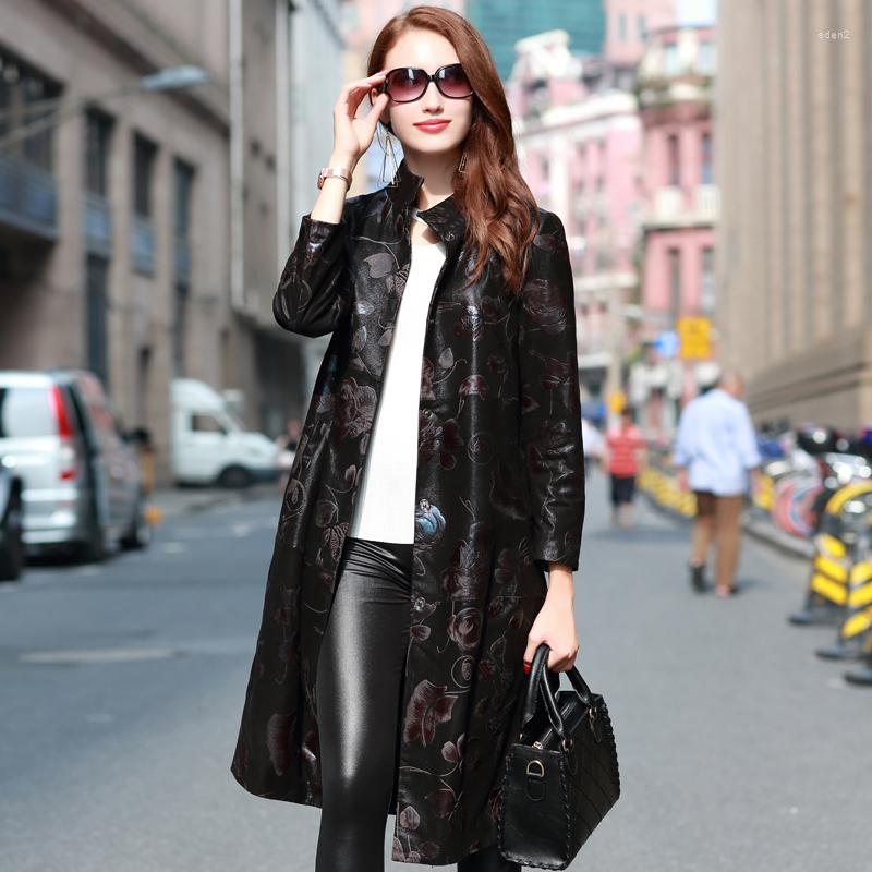 Women's Leather Autumn Jacket Winter Women Genuine Sheepskin Coat Female Vintage Long Windbreaker Chaqueta Mujer 91856, Black
Women's Leather Autumn Jacket Winter Women Genuine Sheepskin Coat Female Vintage Long Windbreaker Chaqueta Mujer 91856, Black