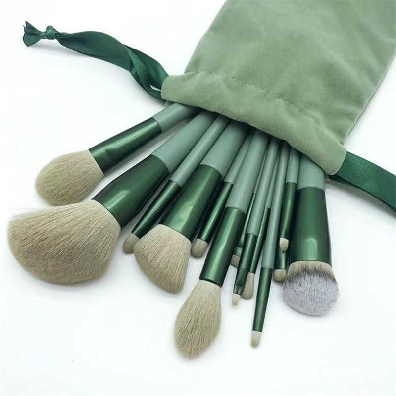 13Pcs Makeup Brushes Set Eyeshadow Contour Brush Fluffy Foundation Powder Blending Make Up Brush Beauty Tools Juego De Pinceles De Maquillaje Make-up-