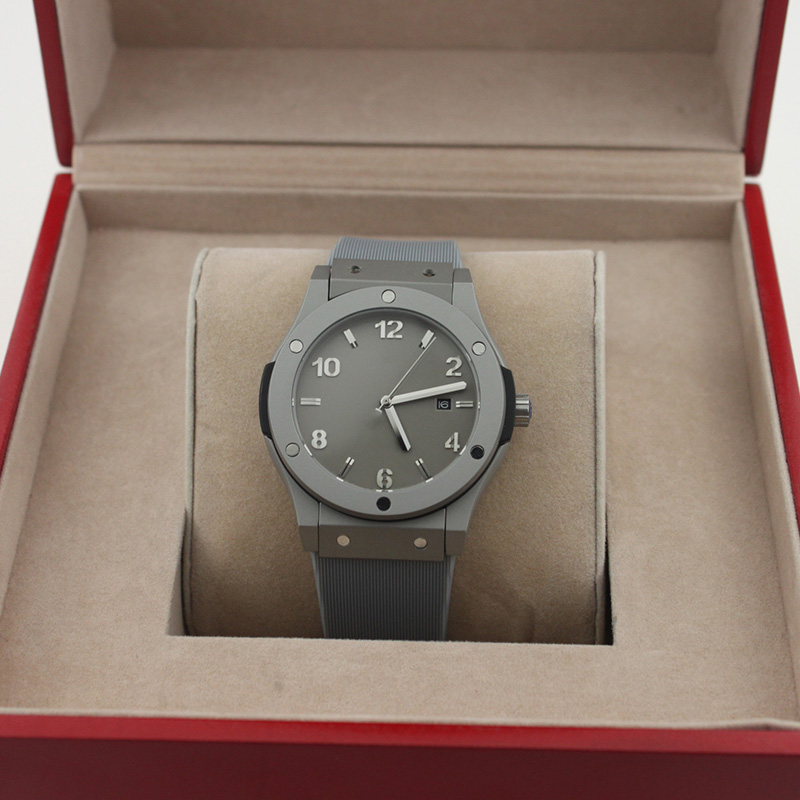 Fashion business men's watch automatic mechanical sports waterproof watch with calendar, Gray
Fashion business men's watch automatic mechanical sports waterproof watch with calendar, Gray