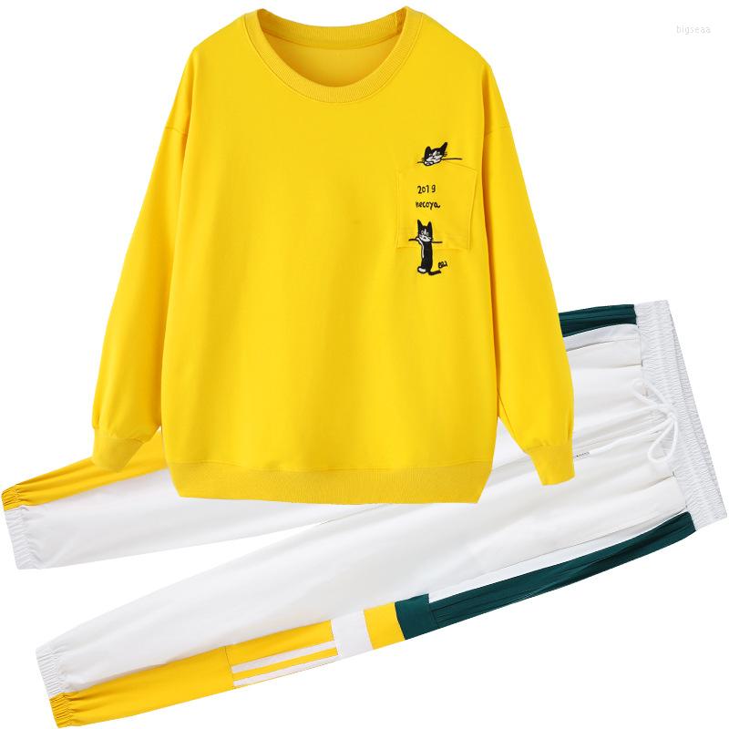 Women' Two Piece Pants 2022 Ladies Sportswear Suit Long Sleeve Tops Loose Trousers Two-piece Suits Fashion Casual Women Clothes, Red and white
Women' Two Piece Pants 2022 Ladies Sportswear Suit Long Sleeve Tops Loose Trousers Two-piece Suits Fashion Casual Women Clothes, Red and white
