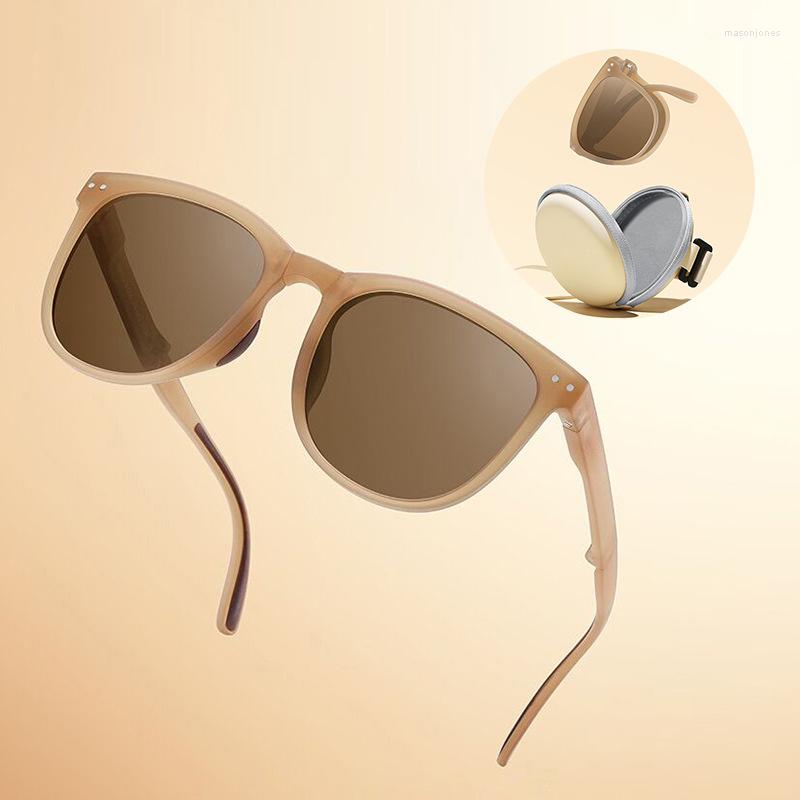 Sunglasses Folding Female Trendy Square Tide Summer Sunscreen Brown UV Protection Eyewear Driving Women Glasses 2022 Fashion 
Sunglasses Folding Female Trendy Square Tide Summer Sunscreen Brown UV Protection Eyewear Driving Women Glasses 2022 Fashion
