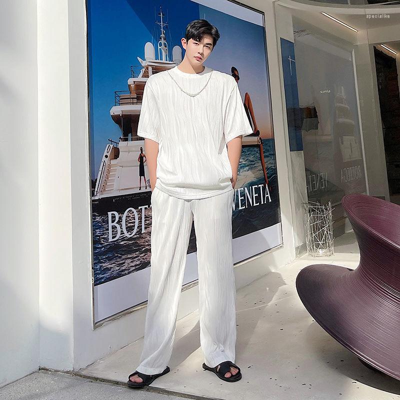 Men's Pants Casual Elastic Waist Wide Leg Harem For Men 2022 Spring Summer Black Trousers Male Korean Clothing 2Y8883
Men's Pants Casual Elastic Waist Wide Leg Harem For Men 2022 Spring Summer Black Trousers Male Korean Clothing 2Y8883