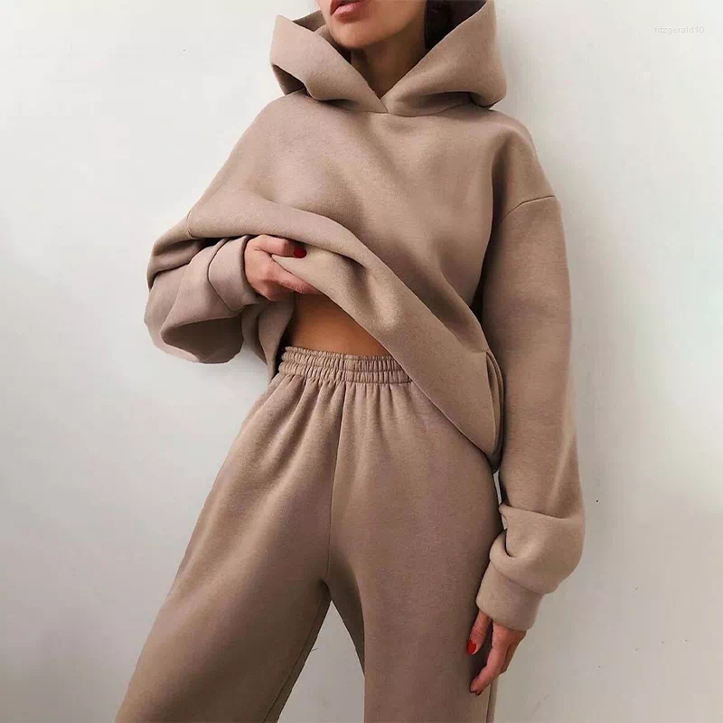 Women's Two Piece Pants Tracksuit Women Elegant Solid Warm Suits Hoodies 2 Set Autumn Winter Oversized Pullover Sweatshirts, White
Women's Two Piece Pants Tracksuit Women Elegant Solid Warm Suits Hoodies 2 Set Autumn Winter Oversized Pullover Sweatshirts, White