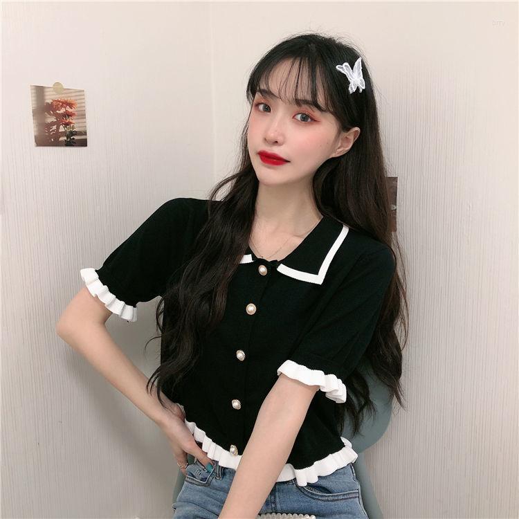 Women' T Shirts Woman Tshirts Summer Top Short Sleeve Knitted Female Crop Mujer Camisetas, Black
Women' T Shirts Woman Tshirts Summer Top Short Sleeve Knitted Female Crop Mujer Camisetas, Black
