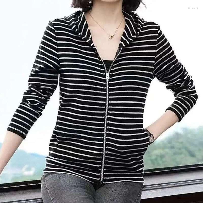 Women's Jackets Size 6XL 160kg Autumn Casual Loose Striped Jacket Hoodies Tracksuit Korean Zipper Up Long Sleeve Outwear, Black
Women's Jackets Size 6XL 160kg Autumn Casual Loose Striped Jacket Hoodies Tracksuit Korean Zipper Up Long Sleeve Outwear, Black
