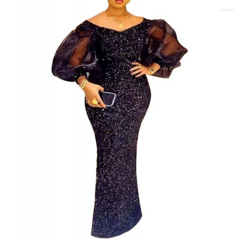 Ethnic Clothing Robes African Maxi Dress Women Traditional Mesh Splice Lantern Sleeve Africa 2022 Sexy Party Sequin Dresses
Ethnic Clothing Robes African Maxi Dress Women Traditional Mesh Splice Lantern Sleeve Africa 2022 Sexy Party Sequin Dresses