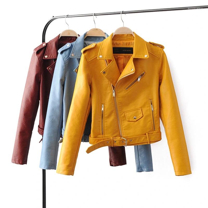 Women's Leather 2022 Spring Autumn Women Fashion Faux Jacket With Belt Biker Coat Female Casual Outwear Jackets Ladies PU, Pink
Women's Leather 2022 Spring Autumn Women Fashion Faux Jacket With Belt Biker Coat Female Casual Outwear Jackets Ladies PU, Pink