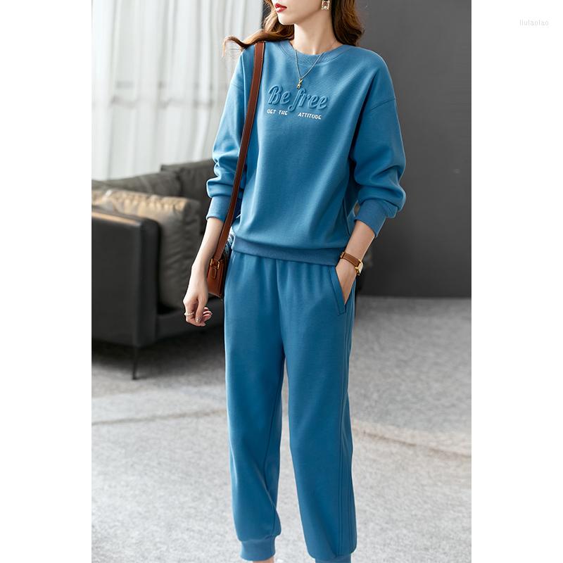 Women' Two Piece Pants Vimly Women' Fashion Set 2022 Autumn And Winter Sweatshirt Casual Sports Suit Outfit V6668, Blue
Women' Two Piece Pants Vimly Women' Fashion Set 2022 Autumn And Winter Sweatshirt Casual Sports Suit Outfit V6668, Blue