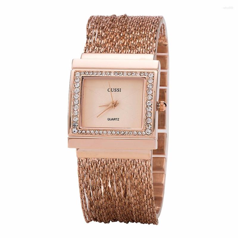 Wristwatches CUSSI 2022 Womens Watches Luxury Rhinestone Ladies Bracelet Fashion Quartz Relogio Feminino Chain Band, Gold
Wristwatches CUSSI 2022 Womens Watches Luxury Rhinestone Ladies Bracelet Fashion Quartz Relogio Feminino Chain Band, Gold