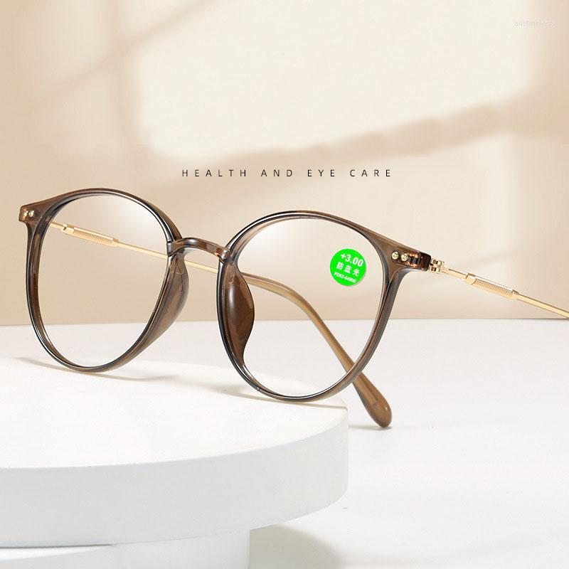 Sunglasses Retro Round Reading Glasses Women TR90 Alloy Patchwork Anti Blue-ray Lens Eyeglasses Frame Eyewear For Woman 2023
Sunglasses Retro Round Reading Glasses Women TR90 Alloy Patchwork Anti Blue-ray Lens Eyeglasses Frame Eyewear For Woman 2023