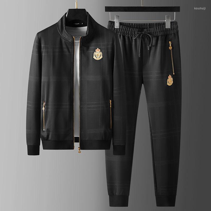 Men's Tracksuits Men's Leisure Sports High-end Cardigan Stand Collar Suit Korean Version Of Trendy Youth Light Fashion, 21048 jacket set
Men's Tracksuits Men's Leisure Sports High-end Cardigan Stand Collar Suit Korean Version Of Trendy Youth Light Fashion, 21048 jacket set