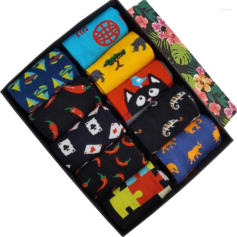 Men's Socks 10 Pairs/Pack Men's Fun Dress Colorful Funny Novelty Casual Cotton Fashion Style Design Skateboard Sock Unisex, 10 pairs of packages
Men's Socks 10 Pairs/Pack Men's Fun Dress Colorful Funny Novelty Casual Cotton Fashion Style Design Skateboard Sock Unisex, 10 pairs of packages