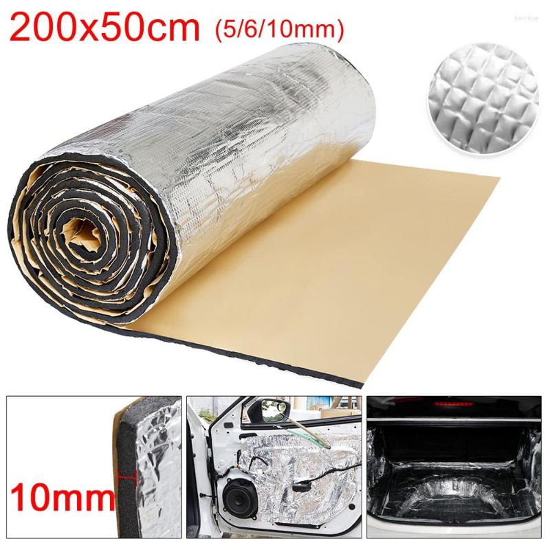 Interior Accessories 200x50cm 5/6/10mm Car Sound Deadener Mat Heat Proofing Insulation Deadening Foam For Hood Engine Sticker
Interior Accessories 200x50cm 5/6/10mm Car Sound Deadener Mat Heat Proofing Insulation Deadening Foam For Hood Engine Sticker