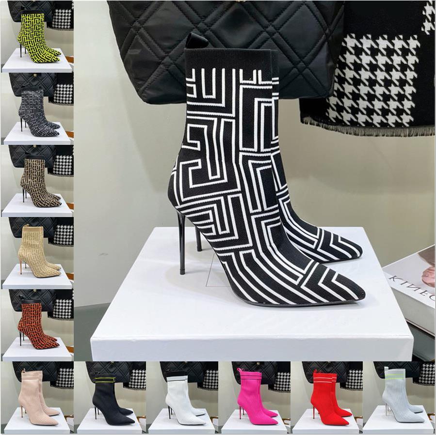 Designers autumn winter socks heel boot fashion sexy Knitted elastic Alphabetic womens shoes lady Letter Thick high heels their Cowskin shoe, Colour# 13
Designers autumn winter socks heel boot fashion sexy Knitted elastic Alphabetic womens shoes lady Letter Thick high heels their Cowskin shoe, Colour# 13
