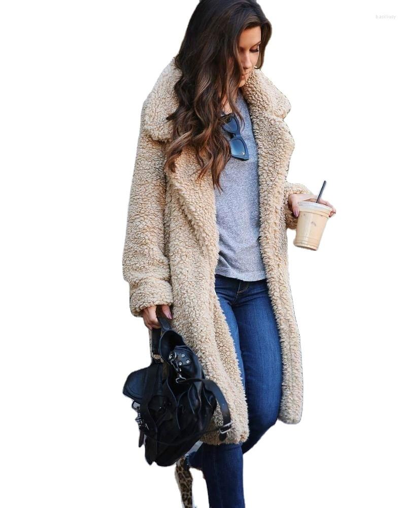 Women' Fur Elegant Thick Faux Teddy Women' Wool Blend Winter Warm Woft Lambswool X-long Jacket Plush Overcoat Casual Outerwear, Black
Women' Fur Elegant Thick Faux Teddy Women' Wool Blend Winter Warm Woft Lambswool X-long Jacket Plush Overcoat Casual Outerwear, Black