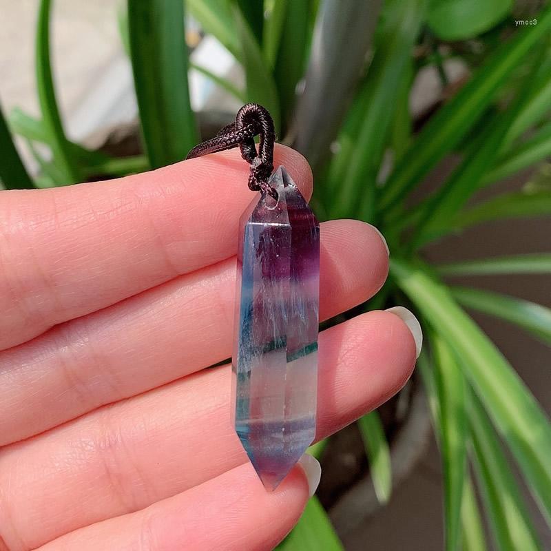 Pendant Necklaces Healing Stone Amulet Jewelry Natural Crystal Green Purple Fluorite Quartz Hexagonal Pendulum Necklace
Pendant Necklaces Healing Stone Amulet Jewelry Natural Crystal Green Purple Fluorite Quartz Hexagonal Pendulum Necklace