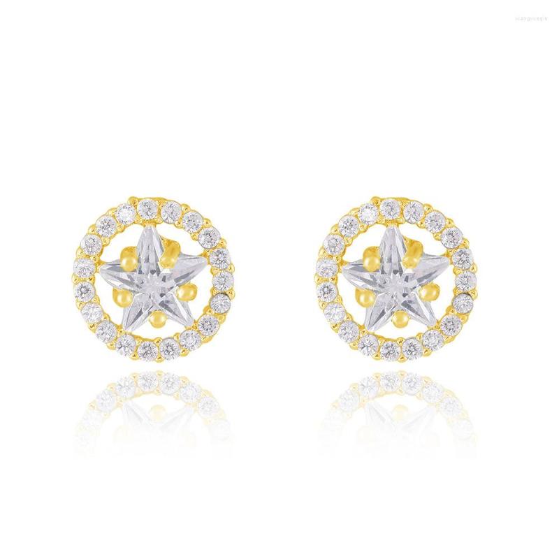 Stud Earrings Fashion Ladies Yellow Star Casual Party Jewelry Accessories
