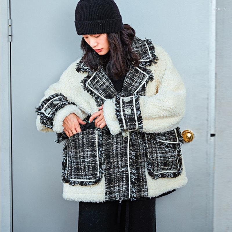 Women' Fur Winter Women High Quality Faux Lambswool OverCoats Luxury Short Casual Thick Warm Plus Size Female 2022 White Grey Tweed, See chart
Women' Fur Winter Women High Quality Faux Lambswool OverCoats Luxury Short Casual Thick Warm Plus Size Female 2022 White Grey Tweed, See chart