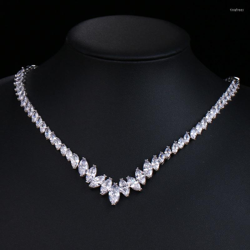 Chains Luxury Cubic Zircon Necklaces For Women Fashion Bridal Wedding Engagement Charm Crystal Necklace Female Jewelry Friend Gifts
Chains Luxury Cubic Zircon Necklaces For Women Fashion Bridal Wedding Engagement Charm Crystal Necklace Female Jewelry Friend Gifts
