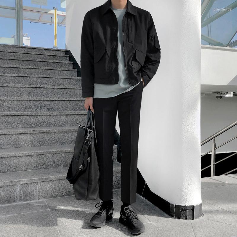 Men's Jackets Lightweight Autumn 2023 Causal Jacket Men's Korean Fashion Ruffian Handsome Zipper Long Sleeve Short Coat Workwear 2Y6216, Black
Men's Jackets Lightweight Autumn 2023 Causal Jacket Men's Korean Fashion Ruffian Handsome Zipper Long Sleeve Short Coat Workwear 2Y6216, Black