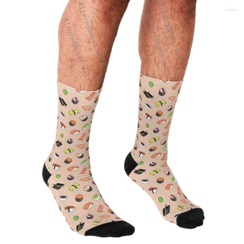 Men's Socks Men's Funny Happy Sushi Theme Printed Harajuku Men Hip Hop Novelty Cute Boys Crew Casual Crazy For, W133
Men's Socks Men's Funny Happy Sushi Theme Printed Harajuku Men Hip Hop Novelty Cute Boys Crew Casual Crazy For, W133