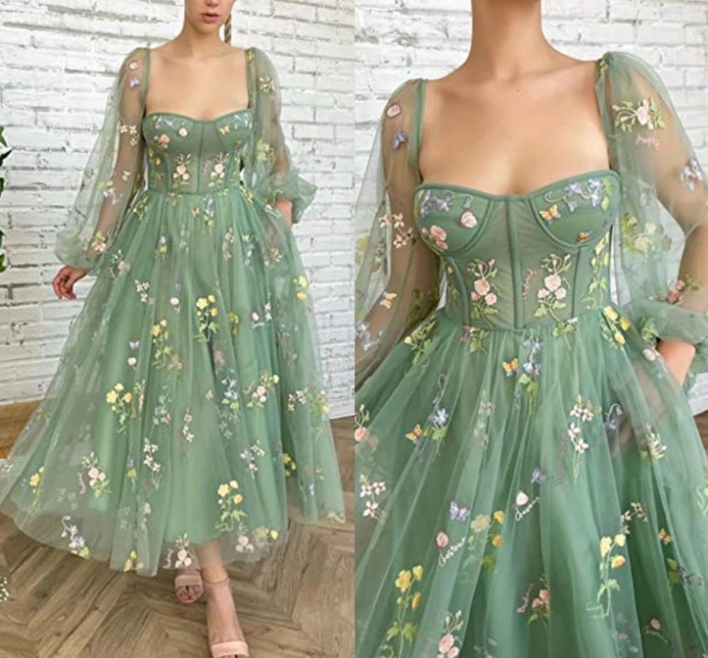 New Bohemian Green Long Party Dresses Sexy Scoop Neckline Backless A Line Women Tea Length Cocktail Casual Prom Evening Gowns CPS2018
New Bohemian Green Long Party Dresses Sexy Scoop Neckline Backless A Line Women Tea Length Cocktail Casual Prom Evening Gowns CPS2018