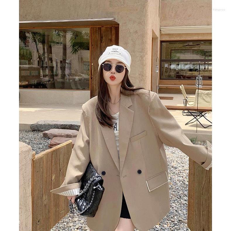 Women' Suits 2023 Blazer Autumn For Women Khaki Loose Fashion Trendy Female Clothing Jackets Streetwear
Women' Suits 2023 Blazer Autumn For Women Khaki Loose Fashion Trendy Female Clothing Jackets Streetwear