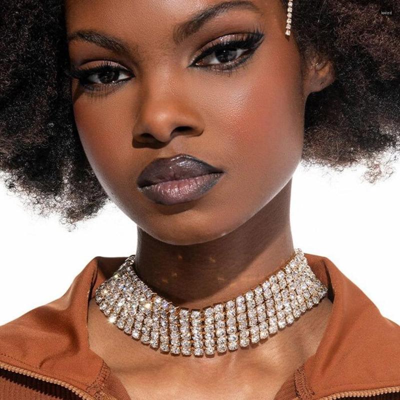 Choker Stonefans Fashion Rhinestone Necklace Jewelry For Women Wedding Accessories Bling Crystal Chain Party Gift
Choker Stonefans Fashion Rhinestone Necklace Jewelry For Women Wedding Accessories Bling Crystal Chain Party Gift