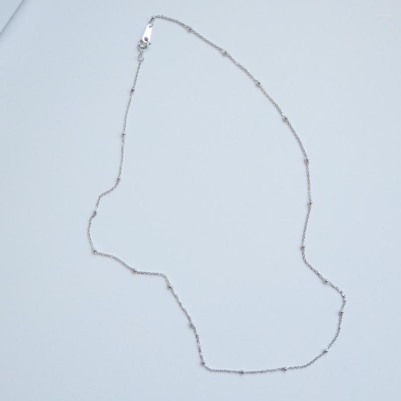 Choker 925 Sterling Silver Beaded Chain Necklaces Women Girls 45cm Jewelry Kolye Collares Collane Collier Ketting
Choker 925 Sterling Silver Beaded Chain Necklaces Women Girls 45cm Jewelry Kolye Collares Collane Collier Ketting