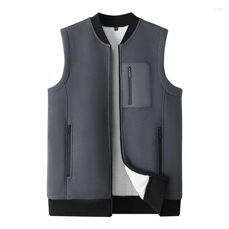 Men's Vests 2023 Men Autumn Winter Fleece Solid Color Vest Jacket Thick Warm Sleeveless Coats Male Middle-aged Casual Waistcoat V100, Red
Men's Vests 2023 Men Autumn Winter Fleece Solid Color Vest Jacket Thick Warm Sleeveless Coats Male Middle-aged Casual Waistcoat V100, Red